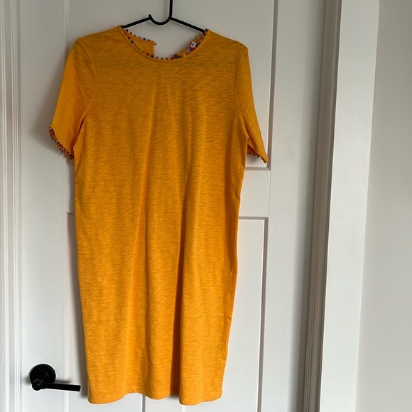 NWT 6R Boden Ali Pom Sleeve Dress in Artisan’s Gold - Picture 4 of 7
